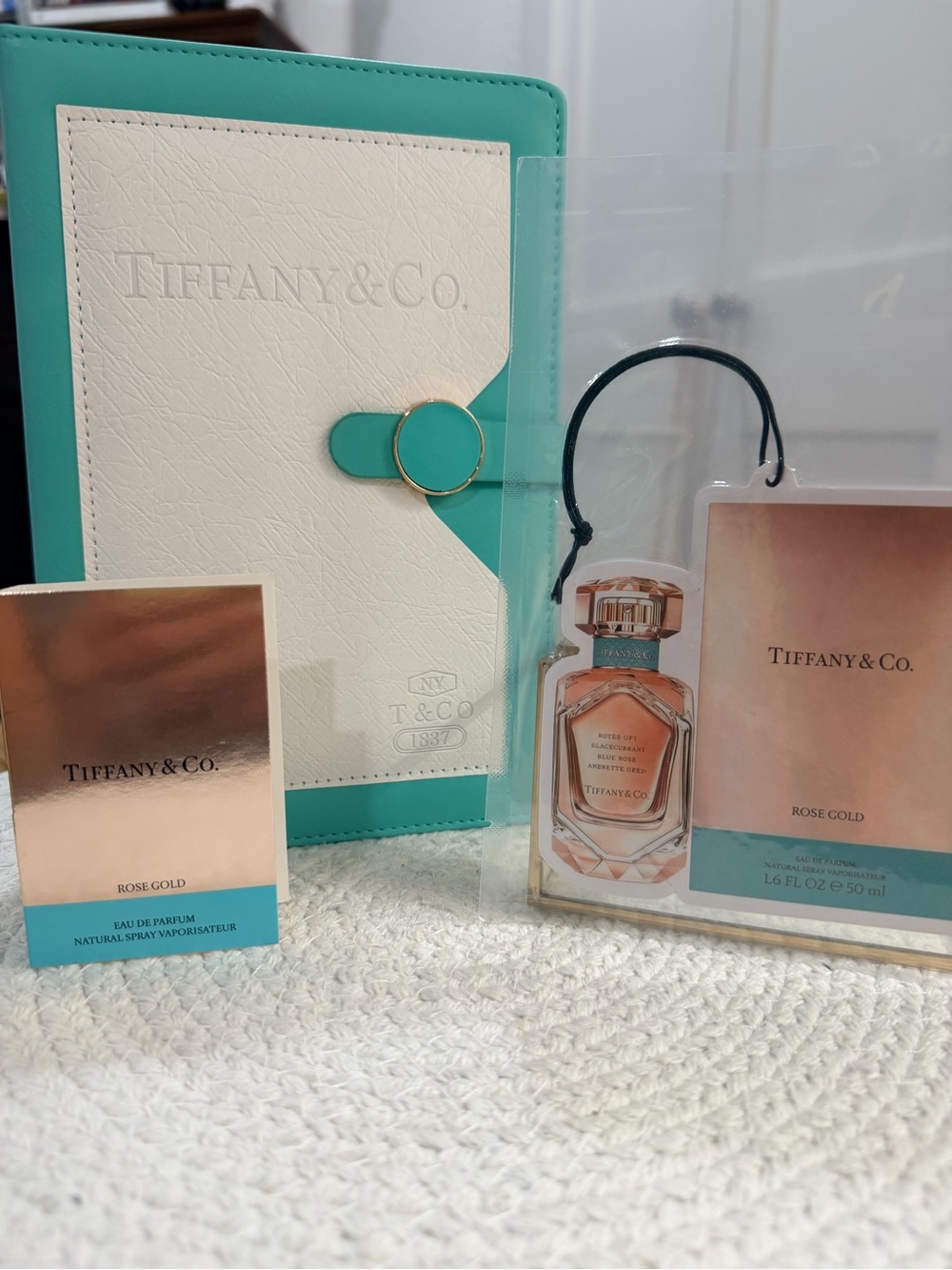 New, Tiffany & Co. suede + Pen OR Hardcover Notebook & EDP, Pick 1 ☝️